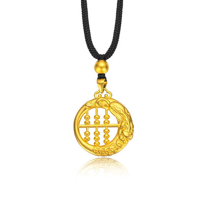 Zen Healing Brass PiXiu Wealth Necklace