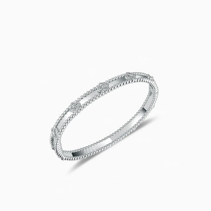 Zen Healing 18K gold-plated Clover Bracelet Luxury Cubic Zircon Diamond