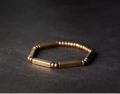 Zen Healing Copper Brass Support Healing Bracelet