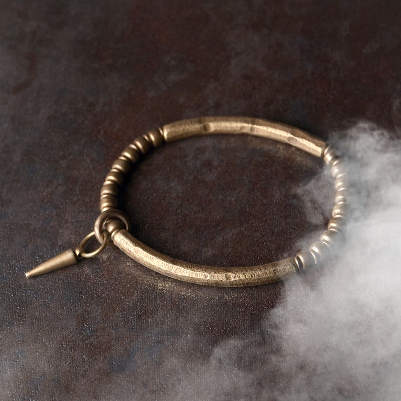 Zen Healing Copper Brass Tassel Prosperity Bracelet