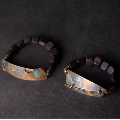 Zen Healing Copper Ebony Wealth Peace Bracelet