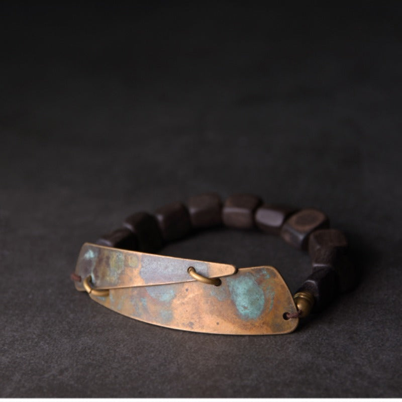 Zen Healing Copper Ebony Wealth Peace Bracelet