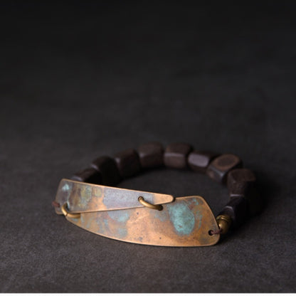 Zen Healing Copper Ebony Wealth Peace Bracelet