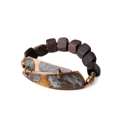 Zen Healing Copper Ebony Wealth Peace Bracelet