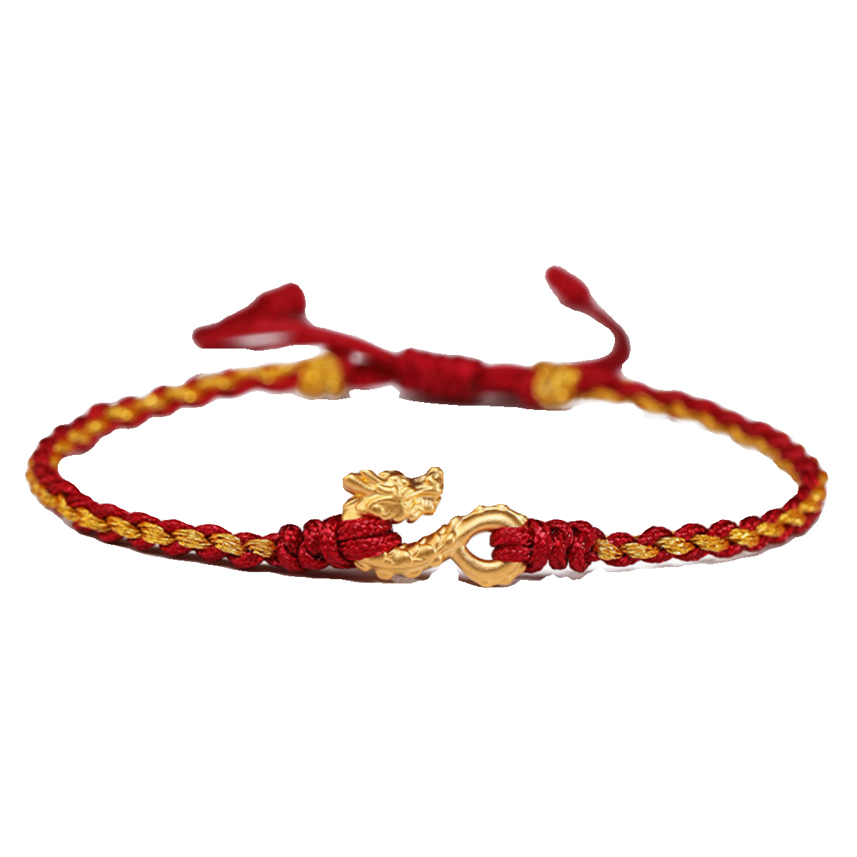 Zen Healing Dragon Protection Red String Bracelet