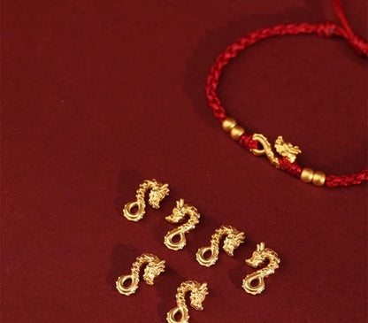 Zen Healing Dragon Protection Red String Bracelet