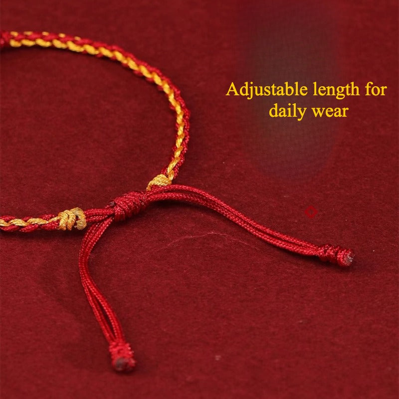 Zen Healing Dragon Protection Red String Bracelet