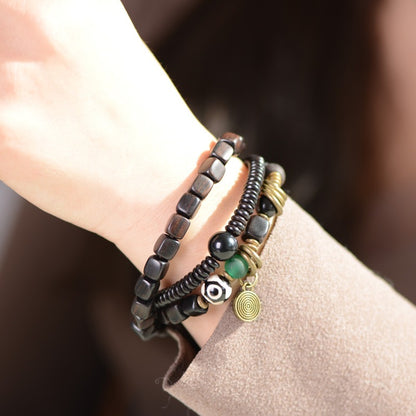 Zen Healing Ebony Tibetan Balance Bracelet