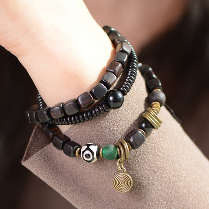 Zen Healing Ebony Tibetan Balance Bracelet