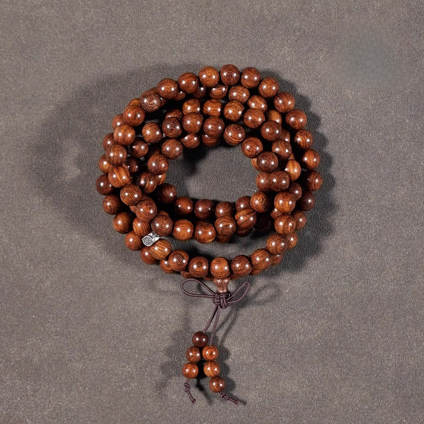 Zen Healing Golden Sandalwood 108 Mala Beads Multi-circle Positivity Bracelet