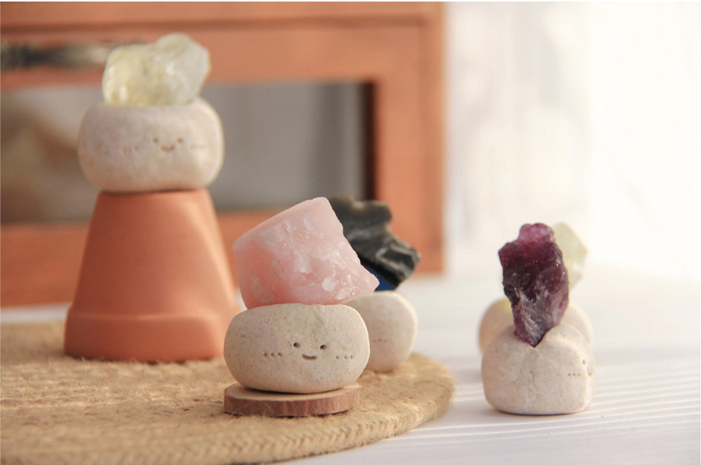 Zen Healing Handmade Natural Crystal Cute Animal Decor