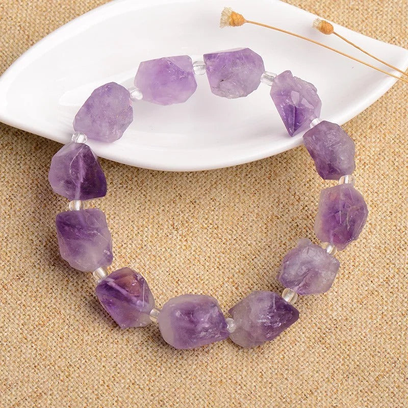 Zen Healing Natural Amethyst Stone Bracelet