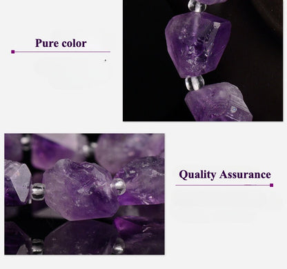 Zen Healing Natural Amethyst Stone Bracelet