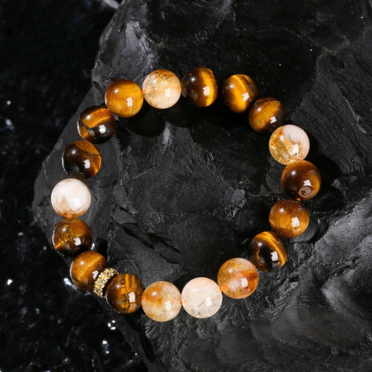 Zen Healing Natural Tiger Eye Strength Wealth Bracelet