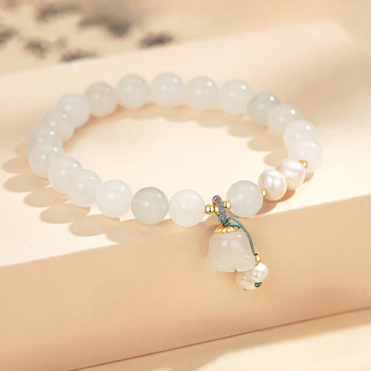 Zen Healing Pearl Jade Love Bracelet