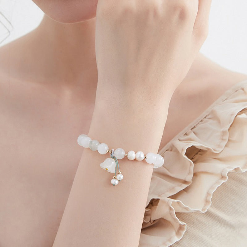 Zen Healing Pearl Jade Love Bracelet