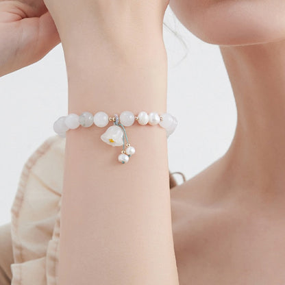 Zen Healing Pearl Jade Love Bracelet