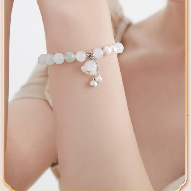 Zen Healing Pearl Jade Love Bracelet