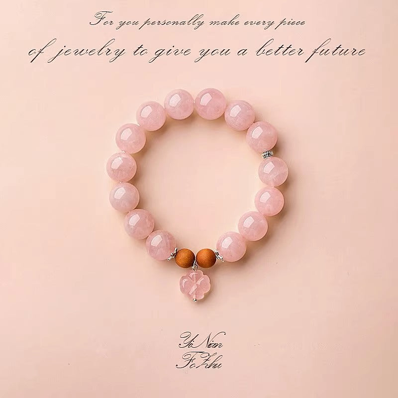 Zen Healing Rose Quartz Love Bracelet