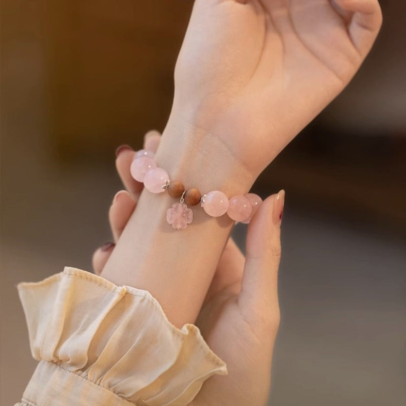 Zen Healing Rose Quartz Love Bracelet