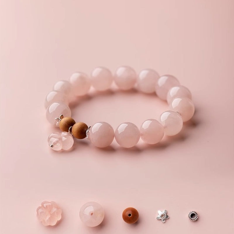 Zen Healing Rose Quartz Love Bracelet