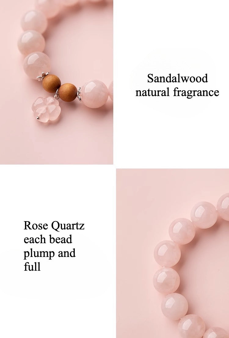 Zen Healing Rose Quartz Love Bracelet