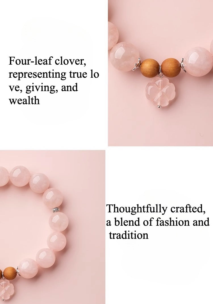 Zen Healing Rose Quartz Love Bracelet