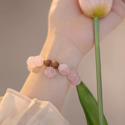 Zen Healing Rose Quartz Love Bracelet