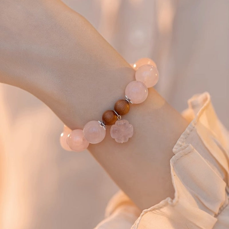 Zen Healing Rose Quartz Love Bracelet