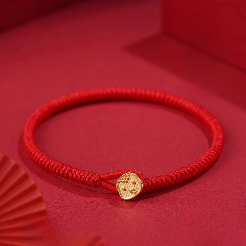 Zen Healing 925 Silver 2025 Chinese Zodiac Red String Bracelet