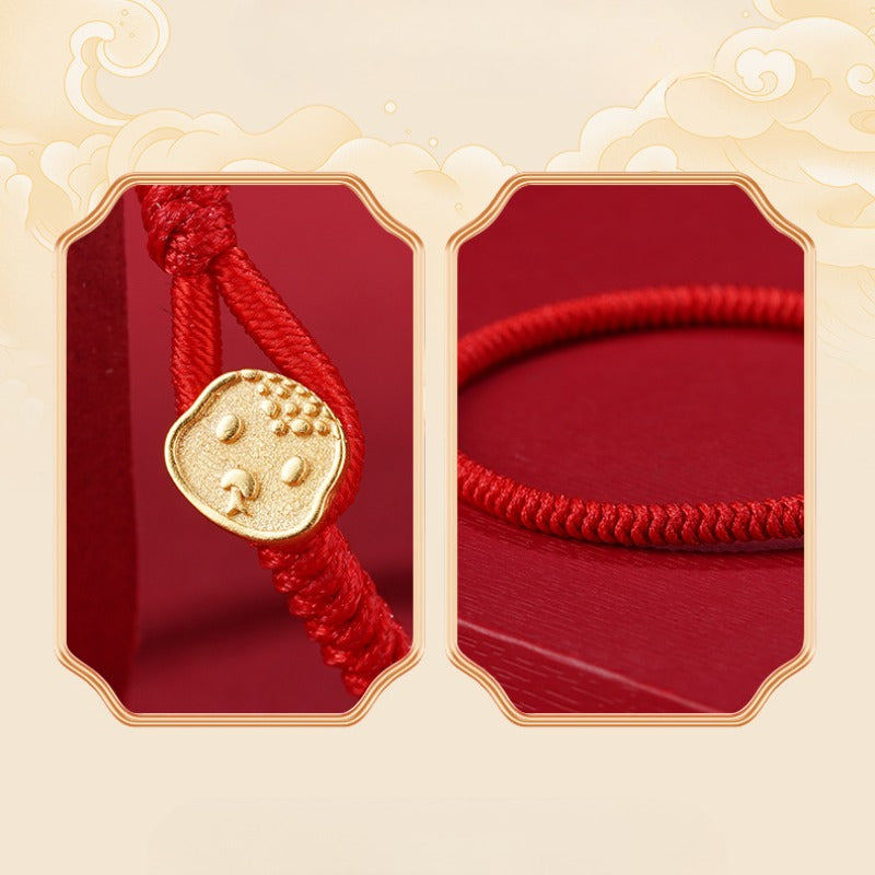 Zen Healing 925 Silver 2025 Chinese Zodiac Red String Bracelet