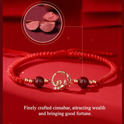 Zen Healing S925 Silver Koi Fish Luck Red String Bracelet