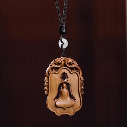 Zen Healing Sandalwood Buddha Necklace Protection Pendant