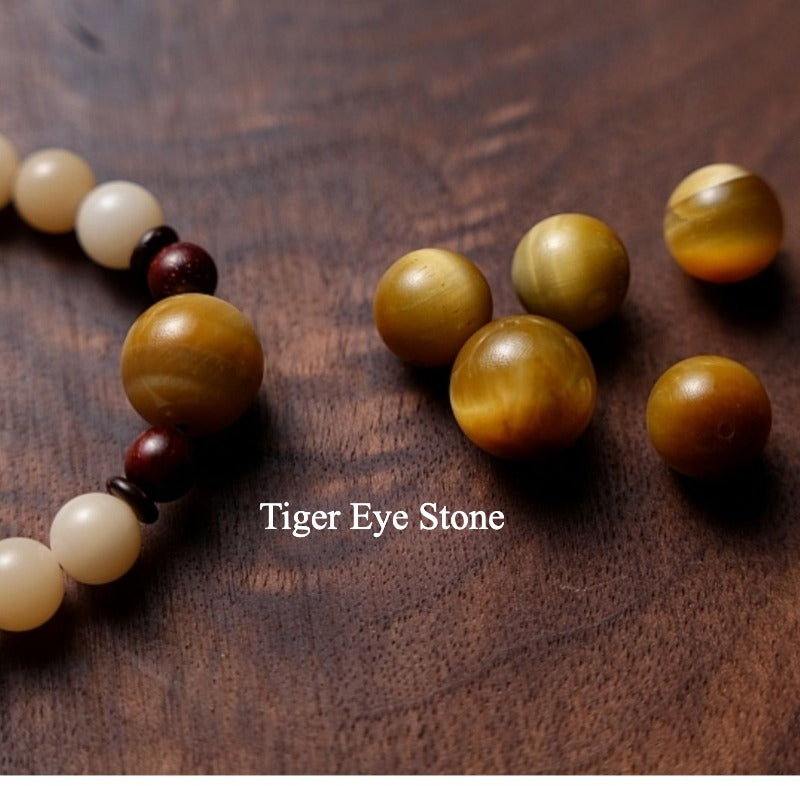 Zen Healing Tibet 108 Mala Beads Bodhi Seed Dzi Bead Agate Wealth Bracelet