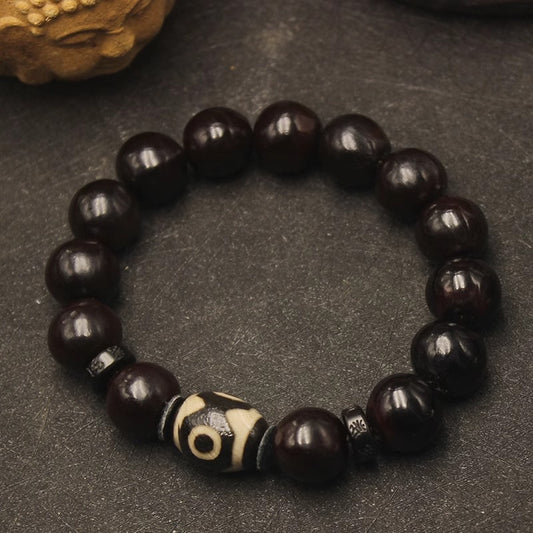 Zen Healing Tibetan Dzi Bead Agate Bead Protection Bracelet