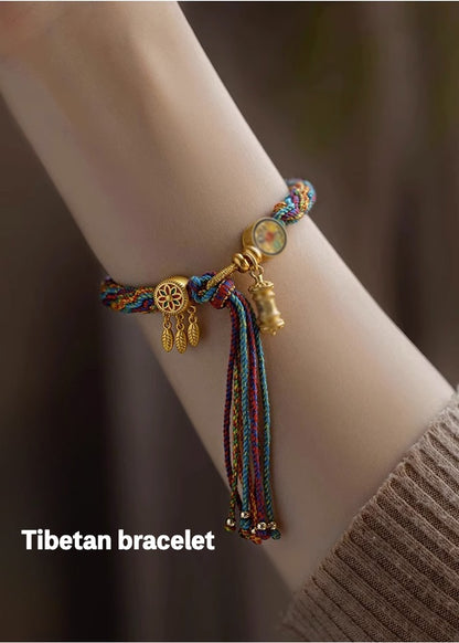 Zen Healing Tibetan Red Rope Protection and Luck iWatch Strap Bracelet