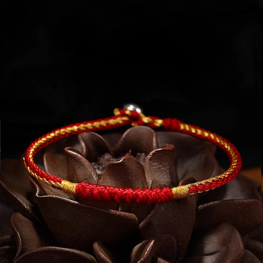 Zen Healing Vajra Knot Lucky Braided String Bracelet