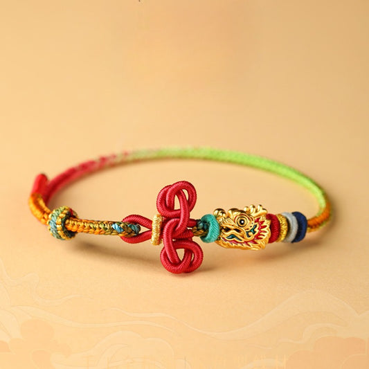 Zen Healing WenChang Knot Red String Luck Bracelet