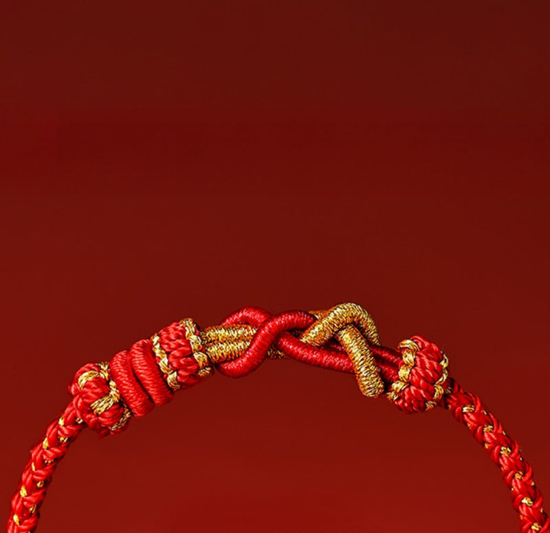 Zen Healing Year of the Snake Red String Luck Bracelet