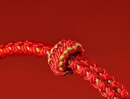 Zen Healing Year of the Snake Red String Luck Bracelet