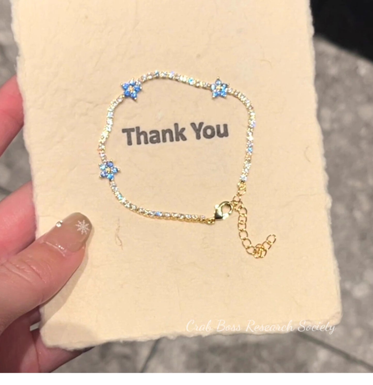 Zen Healing Zircon Flower Tennis Bracelet