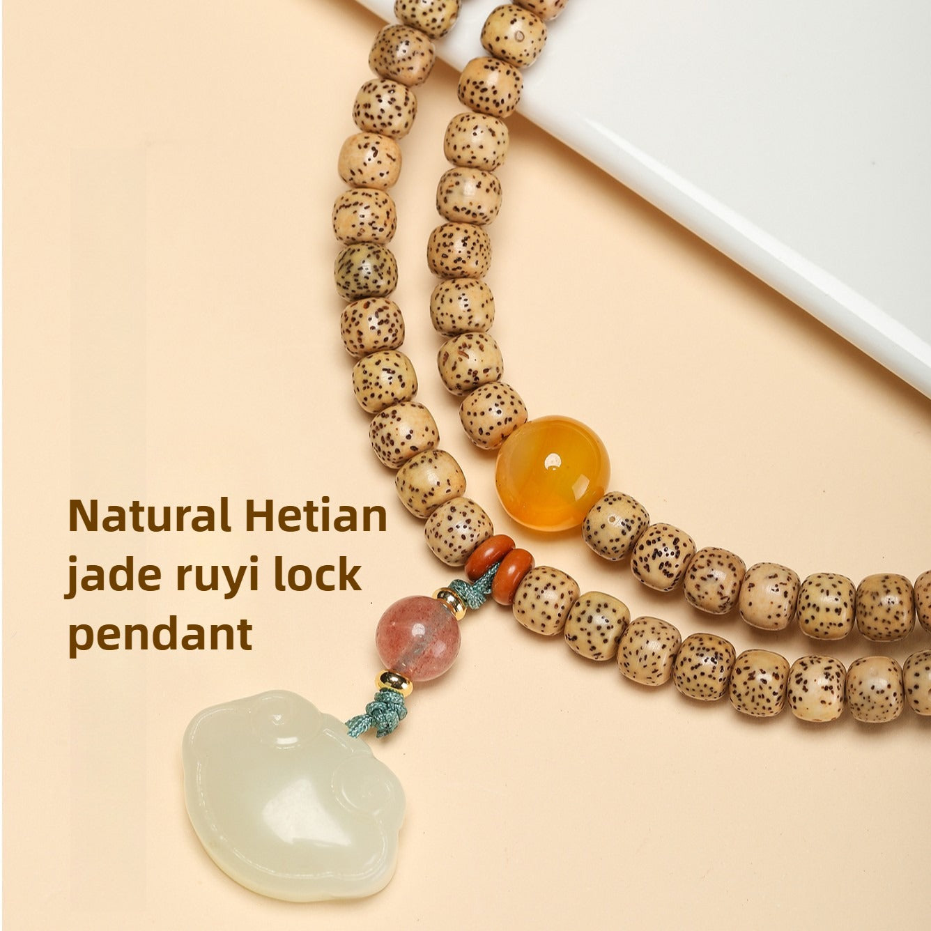 Zen Healing 108 Mala Beads Star Moon Bodhi Meditation Protection Bracelet Necklace