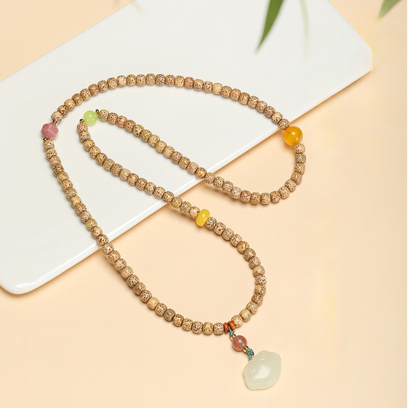 Zen Healing 108 Mala Beads Star Moon Bodhi Meditation Protection Bracelet Necklace