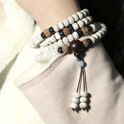 Zen Healing 108 Mala Beads Star Moon Bodhi Multi Wrap Protection Bracelet