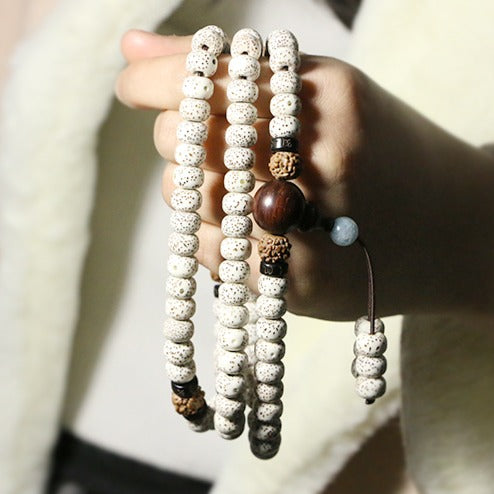 Zen Healing 108 Mala Beads Star Moon Bodhi Multi Wrap Protection Bracelet