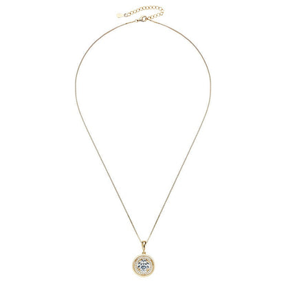 Zen Healing 925 Sterling Silver Moissanite Compass Pendant Necklace