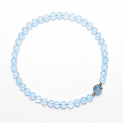 Zen Healing Aquamarine Rainbow Moonstone Healing Bracelet