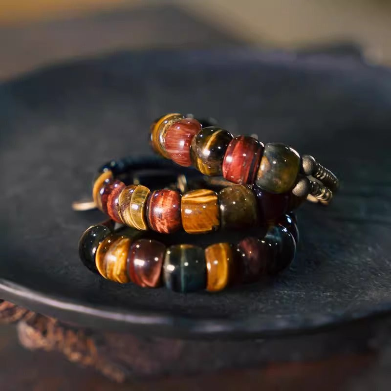Zen Healing Colorful Tiger Eye Positive Energy Bracelet