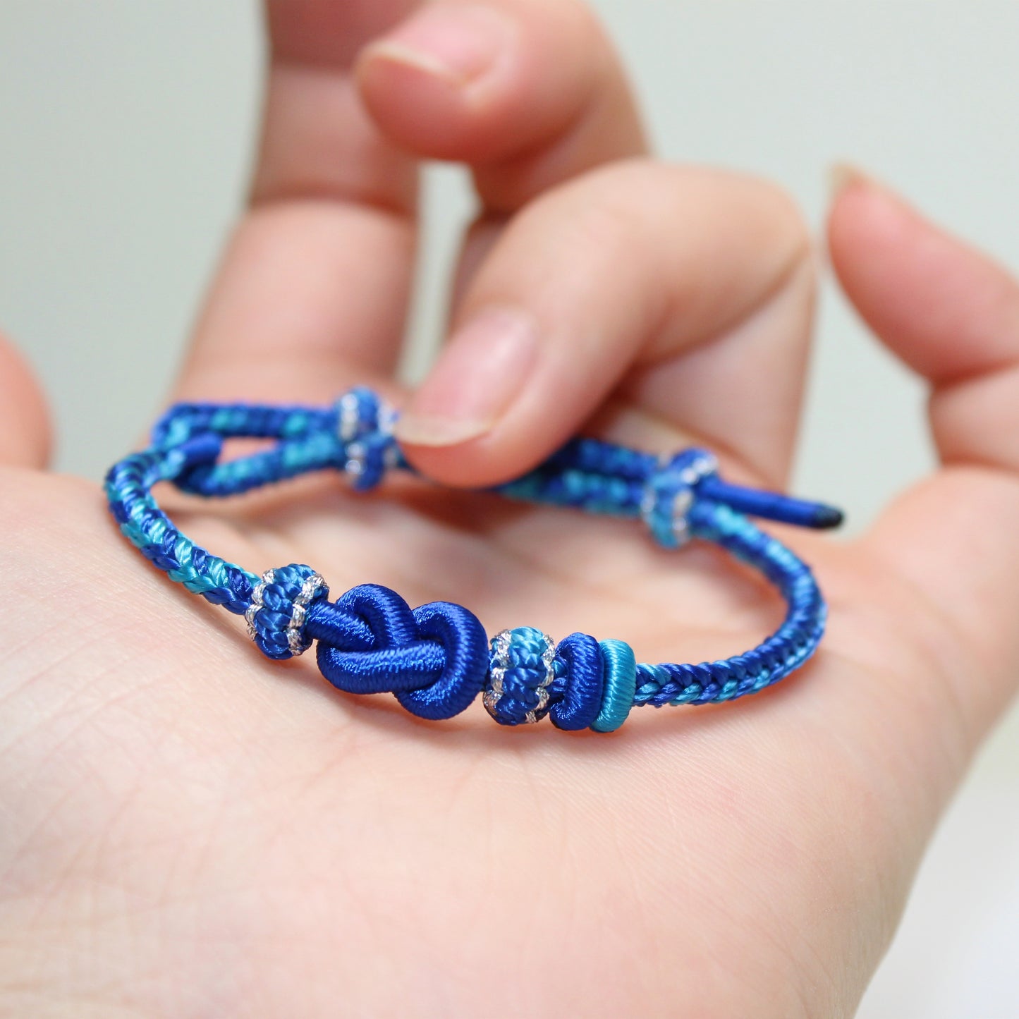 Zen Healing Handwoven Medicine Knot Luck Braid String Bracelet