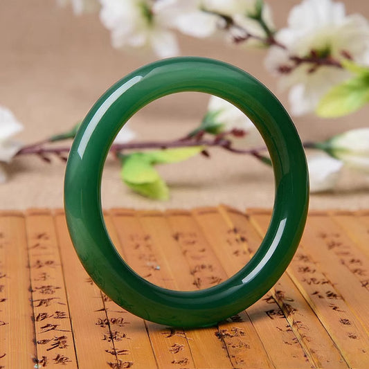 Zen Healing Jade Healing Abundance Protection Bracelet Bangle